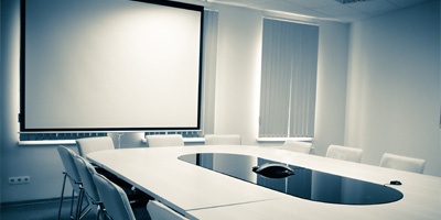 large displays for virtual meetings