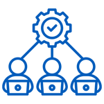 For Workplace Experience Teams Blue Icon