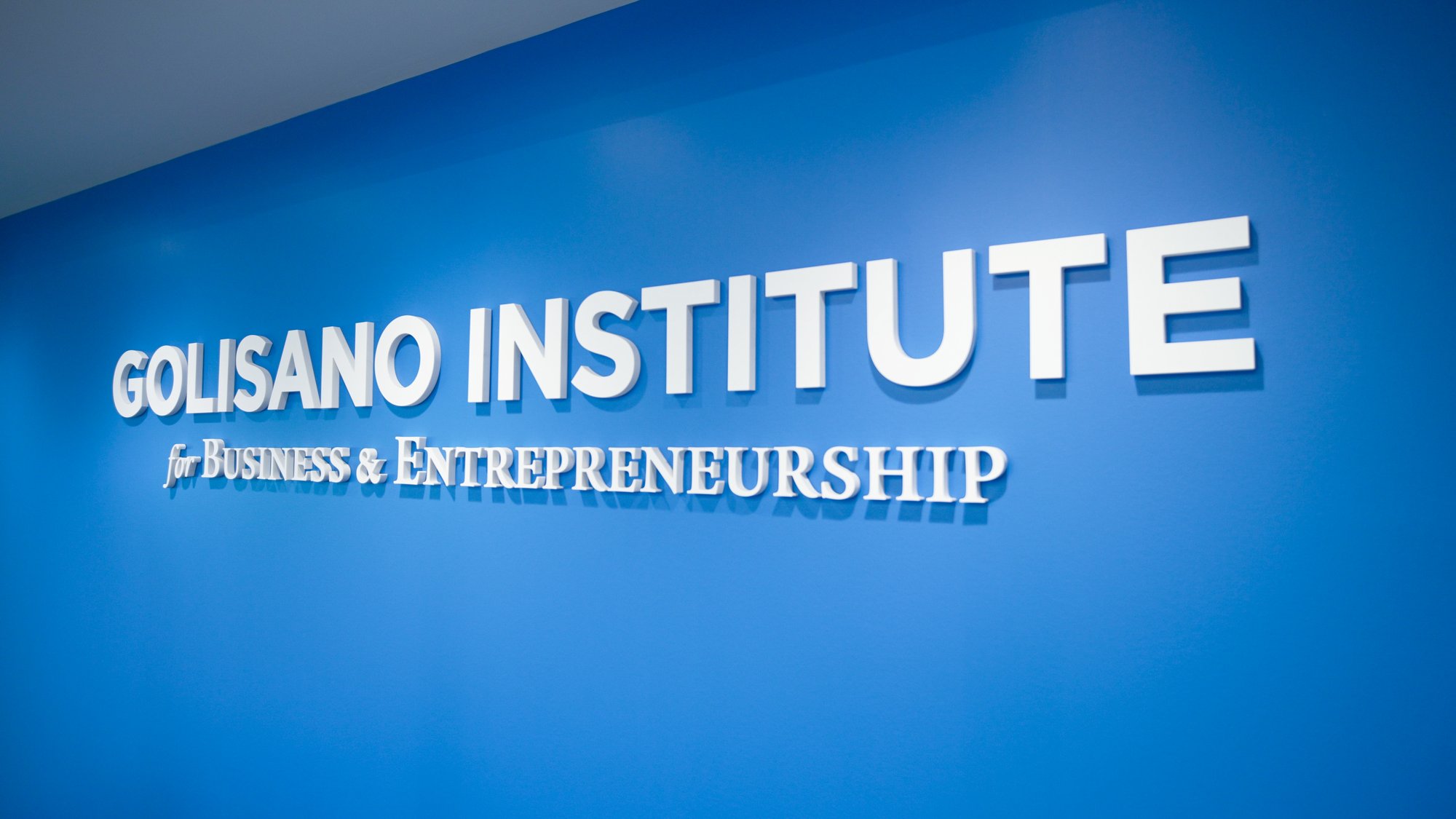 Golisano Institute for Business & Entrepreneurship Sign