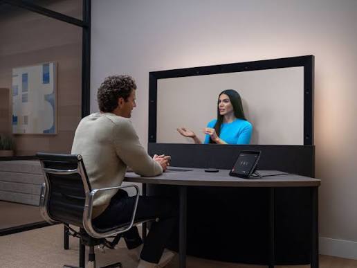 HP Dimension with Google Beam immersive 3D collaboration technology demonstration
