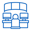 Healthcare Command Centers - Healthcare Blue Icon
