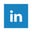 Small and square version of the LinkedIn icon