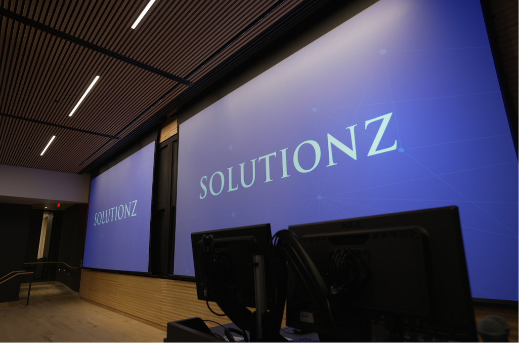 Northeast University Displays SOLUTIONZ Logo