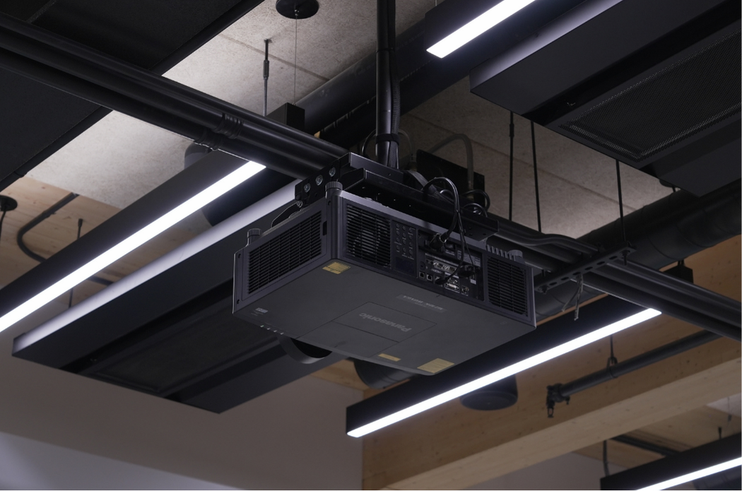 Panasonic Black Projector Back