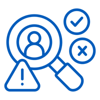 Proactive Issue Resolution Blue Icon