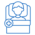 Protect Patient Experiences - Healthcare Blue Icon