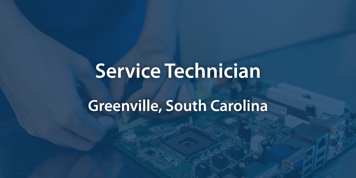Service Technician - Greenville, SC