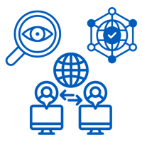 Unified Device Visibility Icon - Blue