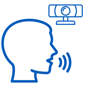 Voice activated camera