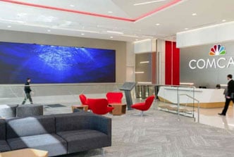 comcast video wall enterprise commercial internet provider